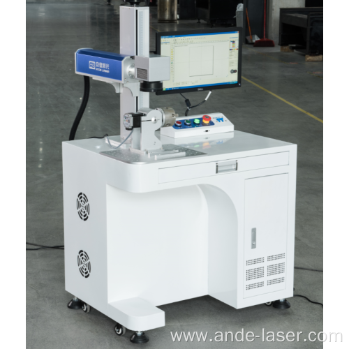 Fiber Laser Marking Machine on metal plate 20W/30W/50W